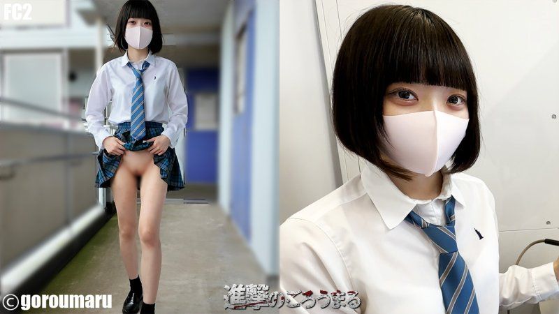 【个人拍摄115】露脸18岁的超白虎无毛妹 初次拍摄就青龙野外露出白虎全裸散步 如果因为评论特典而高潮，就用口交中出后大量逆流清洁口交