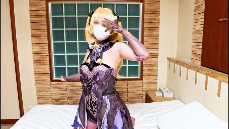 【無碼/數量限定價格】對太過色情的超可愛真COSPLAYER Fischull醬大量陰道內射！太舒服的喉嚨深處吹簫和連續高潮第一次潮吹！